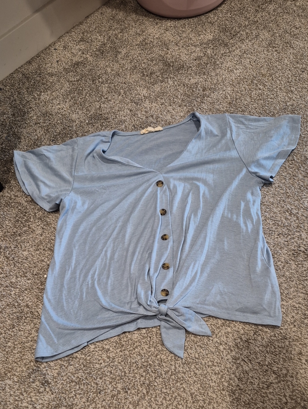 Blue Casual Top